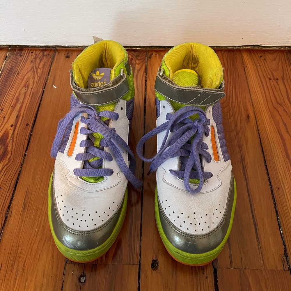Adidas retro high tops